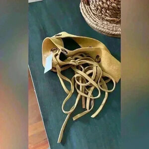 Suede Fringe BOHO, 60’s belt. Vintage, festival wear 1960’s belt. NWT